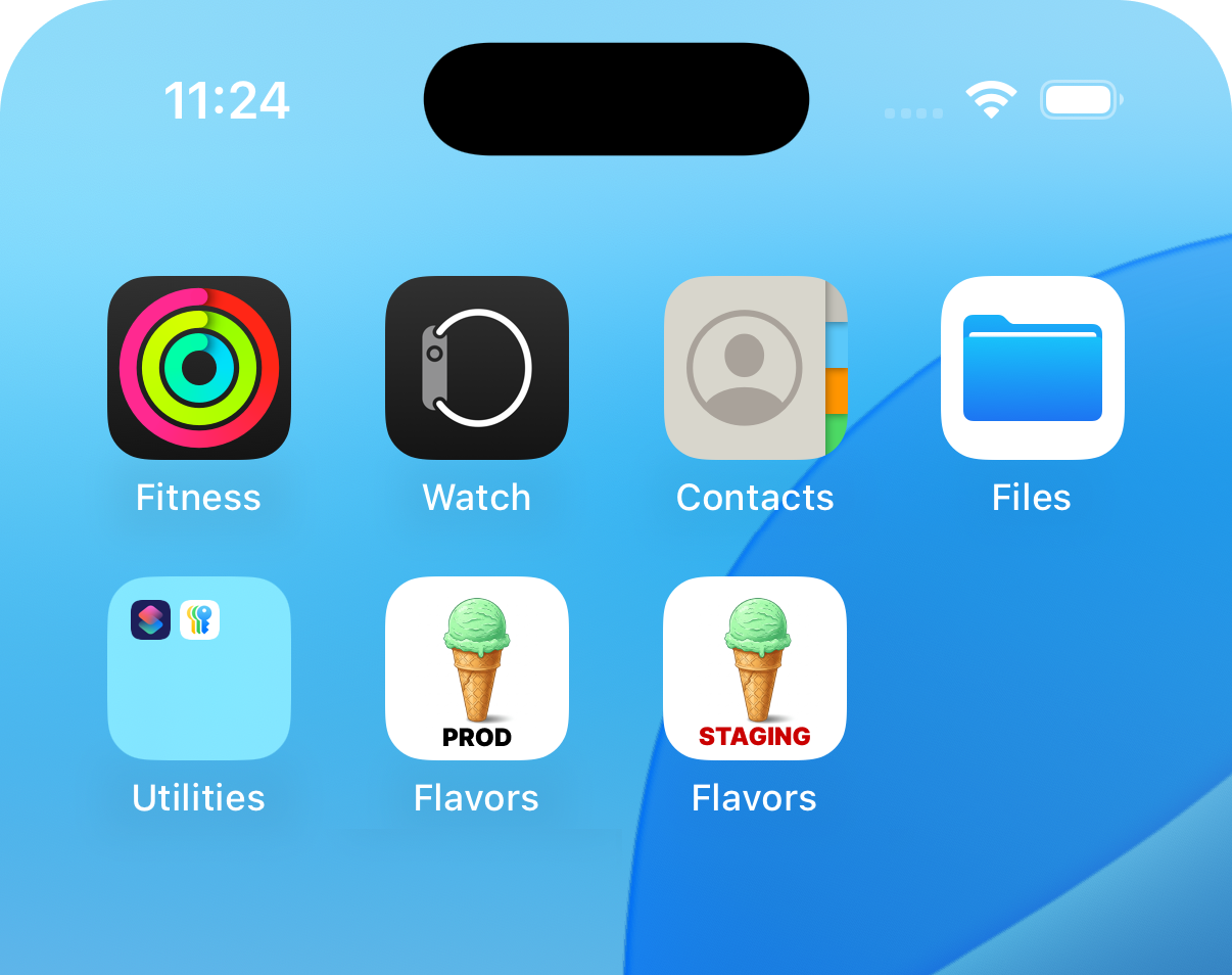 Rename a Flutter flavor