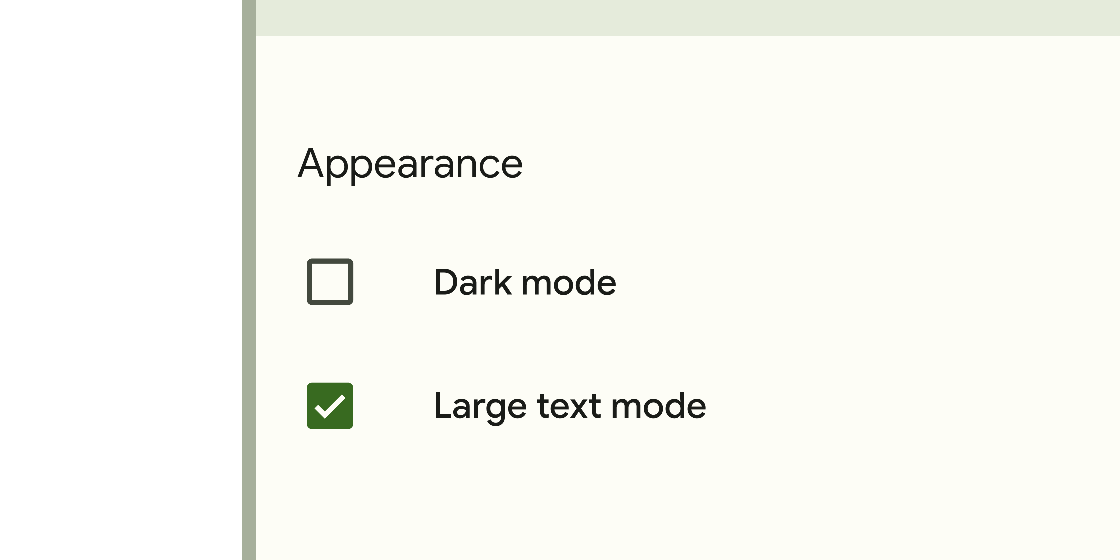 Rendered image or visualization of the Checkbox widget.