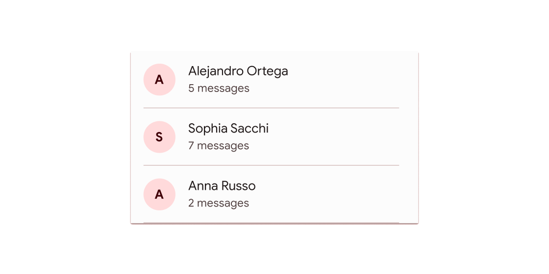 Rendered image or visualization of the ListTile widget.