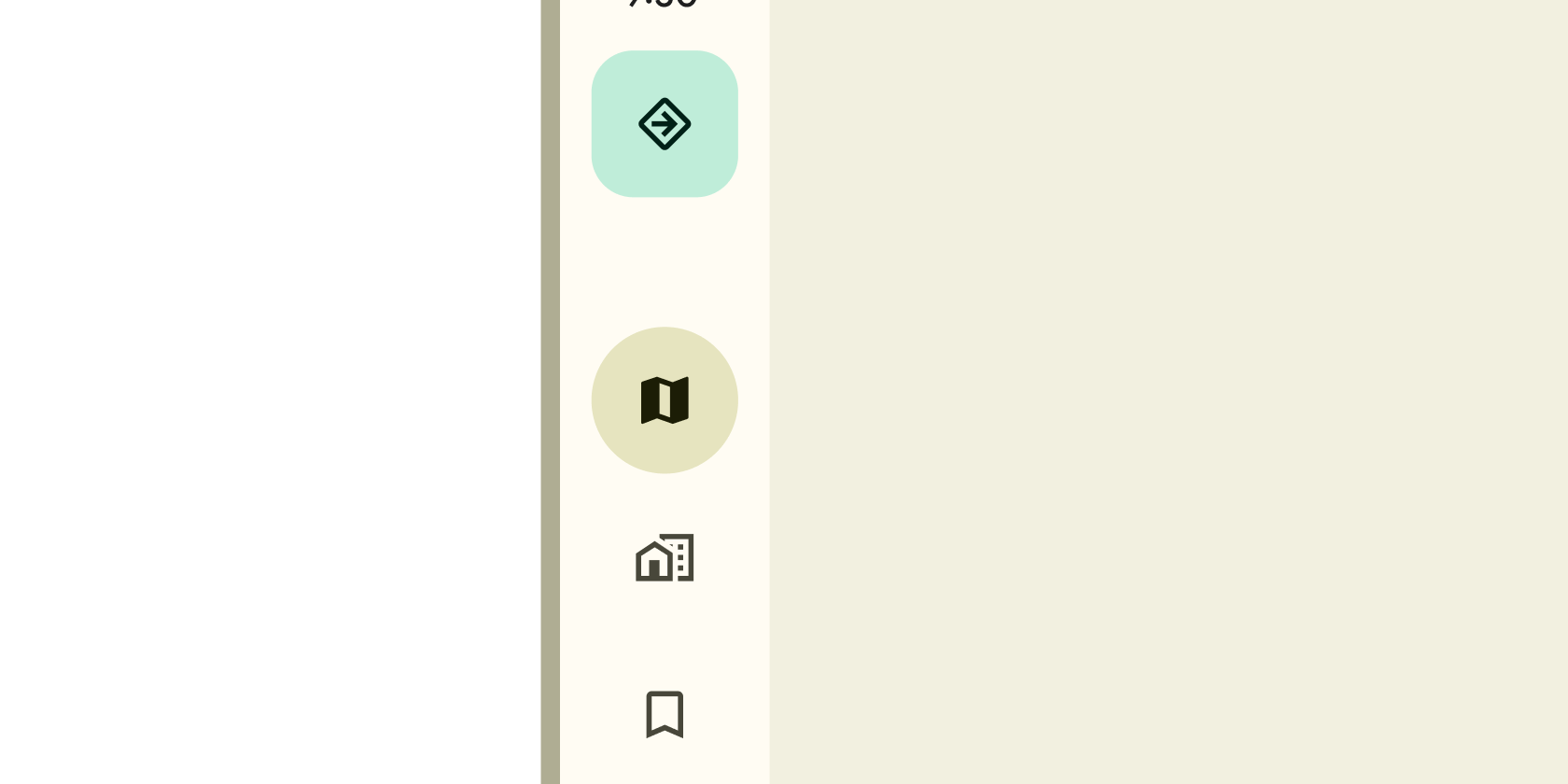 Rendered image or visualization of the Navigation rail widget.