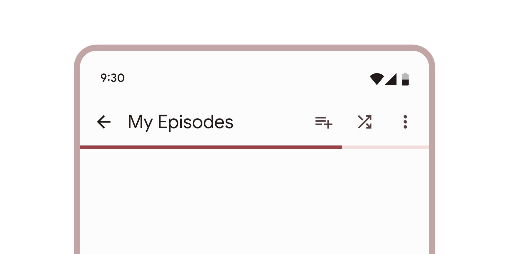 Rendered image or visualization of the LinearProgressIndicator widget.