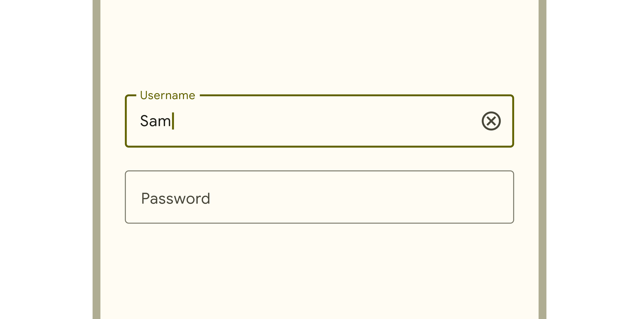 Rendered image or visualization of the TextField widget.